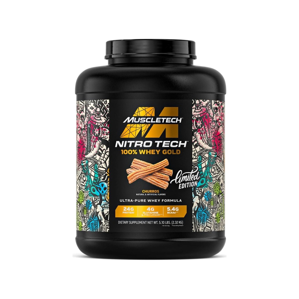 [SUP-273-1] Muscletech Nitrotech 100%Whey Gold Limited Edition (Churros)