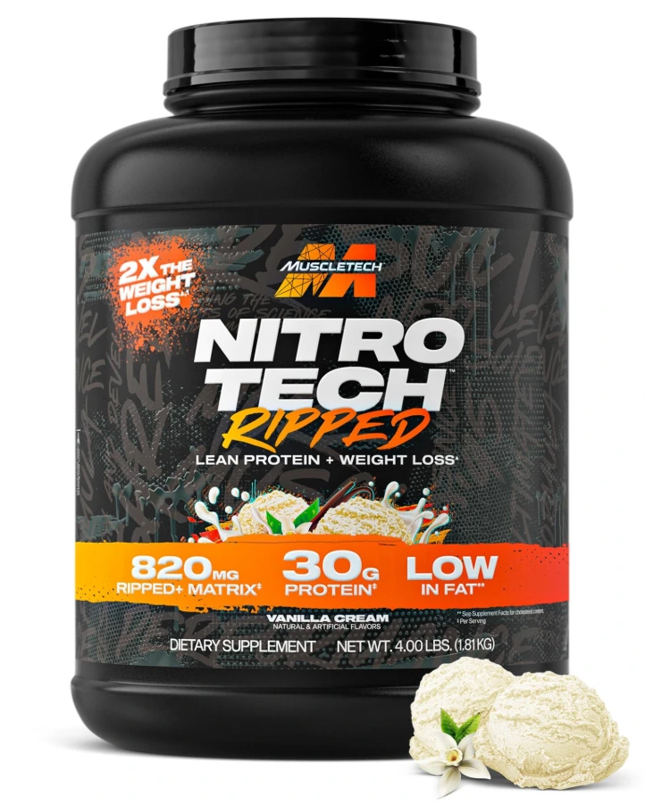 [SUP-182-1] MuscleTech NitroTech Ripped Whey Protein (Vanilla)