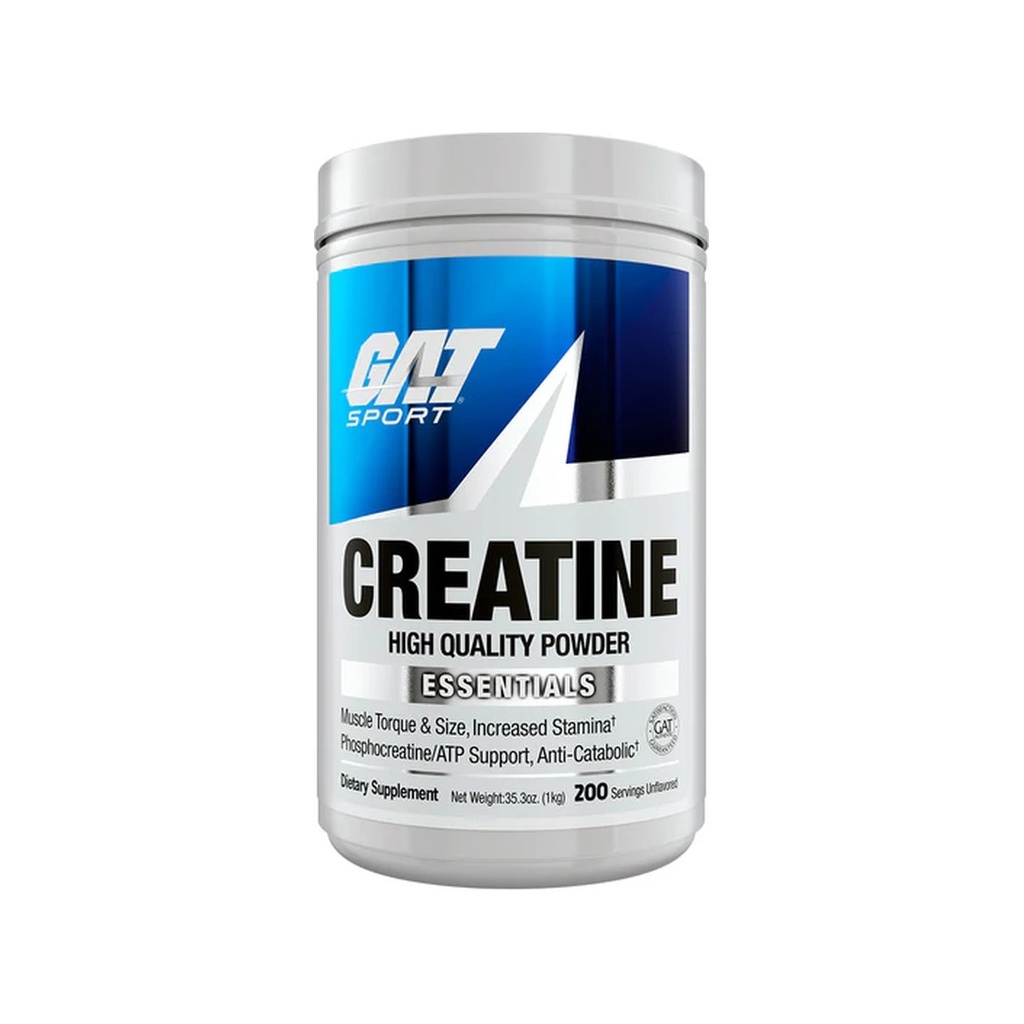 [SUP-061] GAT Sport Creatine Essentials Micronized Creatine Monohydrate Powder — Unflavored