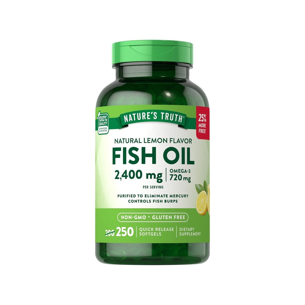 [SUP-095] Nature's Truth Natural Lemon Flavor Fish Oil