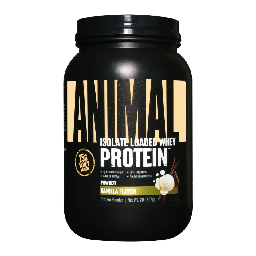 [SUP-257-1] Universal Animal Isolate Loaded Whey Protein 2LB (Vanilla)