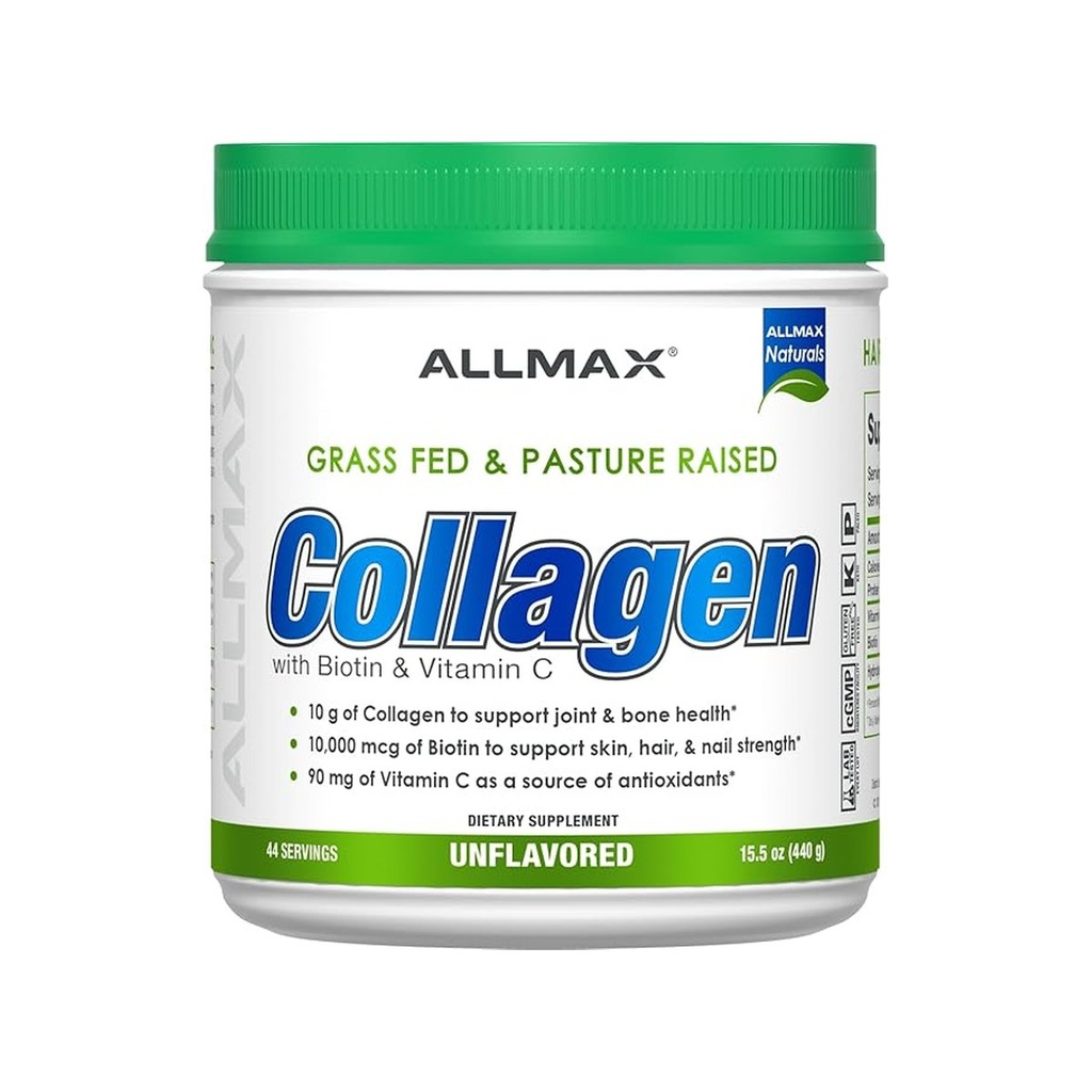 Allmax Nutrition Grass Fed Pasture Raised Collagen