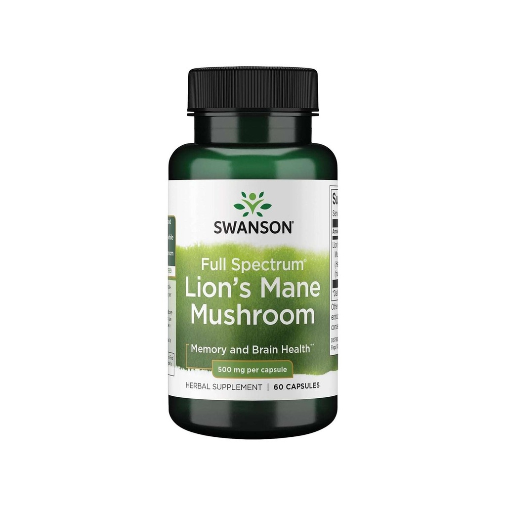 [SUP-025] Swanson Full Spectrum Lion's Mane Mushroom