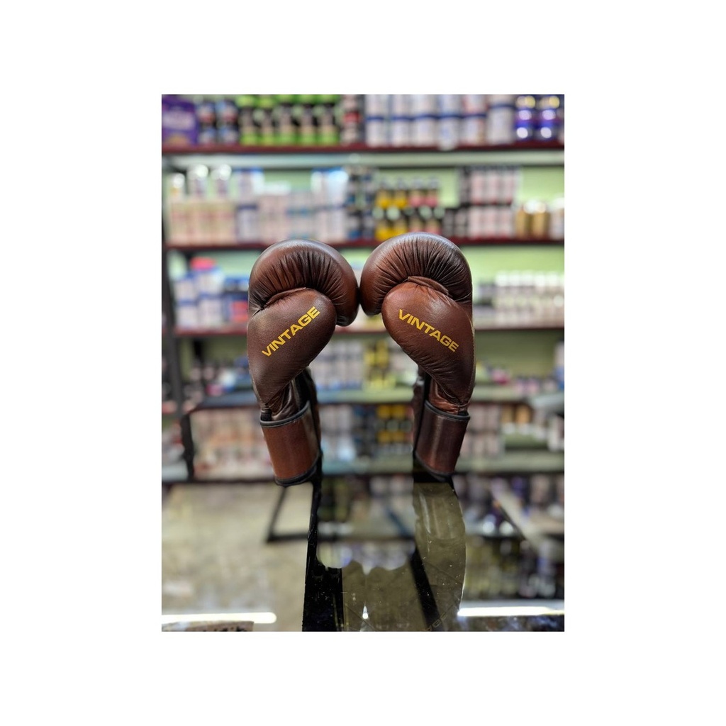 Newfitness Vintage Training Leather Boxing Gloves - gym supplement Nairobi Kenya