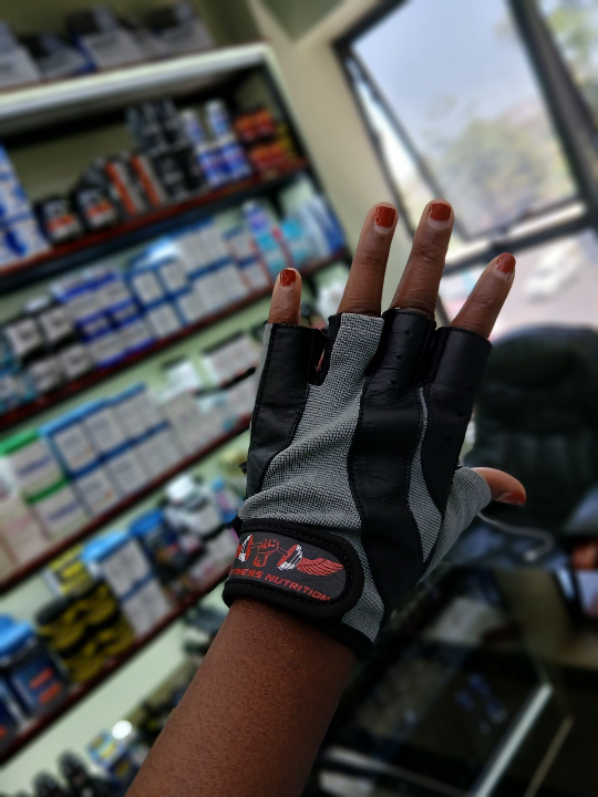 Pure Leather Brown Gloves - gym supplement Nairobi Kenya
